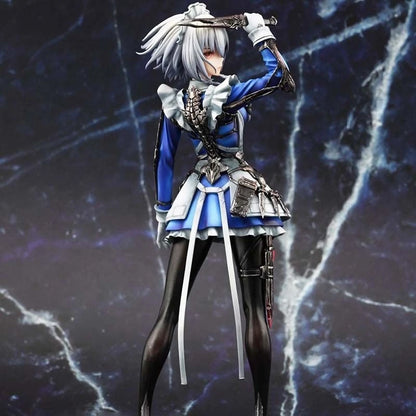 Touhou Project Sakuya Izayoi Maid GK Figure Throwing Knives Anime Statue For Collectors Fans Home Desk Display Holidays Gift