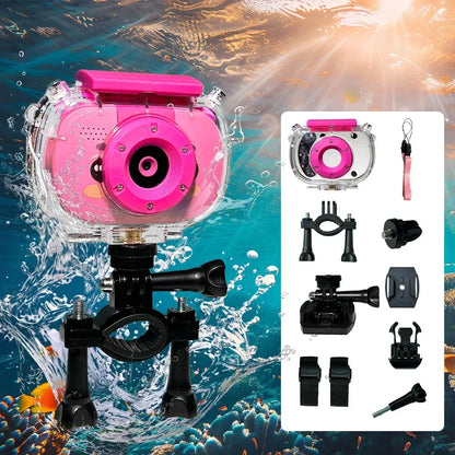 Kids Waterproof Camera 20MP Waterproof Underwater Digital Camera 1080P 10X Digital Zoom Screens Waterproof Digital Camera
