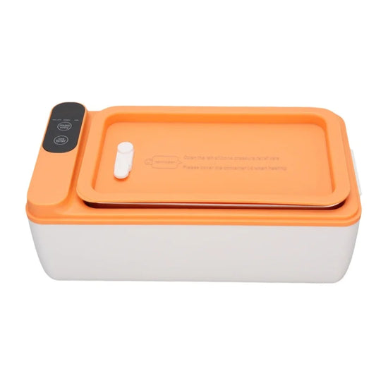 Cordless Electric Lunch Box 40W Heated Lunch Box 1L 304 Stainless Steel Portable Food Warmer Battery Powered For Travel Work