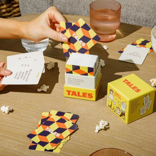 TALES Communication Question-and-answer Card Couples Dating Family Gathering Chatting Interactive Board Game Card.