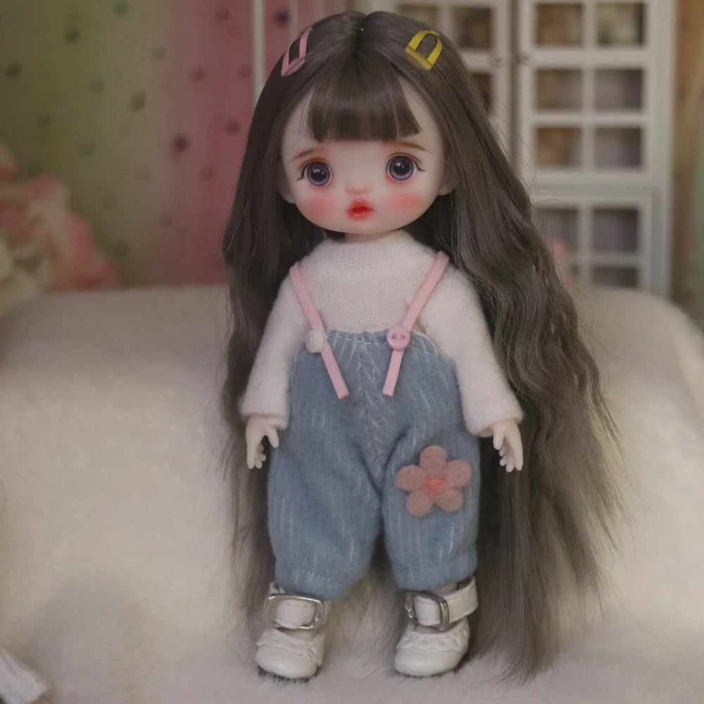 Original Bjd Diy Dress Up Doll 1/8 Joint Mobility Fashion Princess Doll 3d True Eye Girl.S Birthday Full Set Accessories Gift