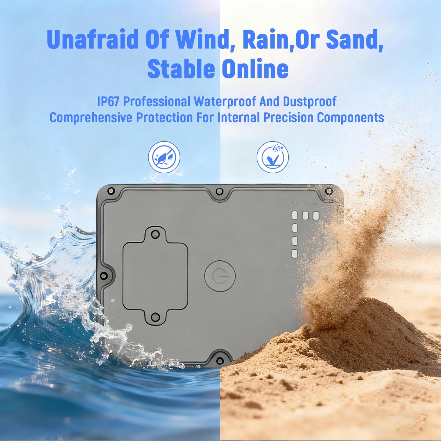 Car Waterproof GPS Tracker 7500mAh Battery Magnet IP67 Real-Time 30 Days Subscription Required With Free SIM Card