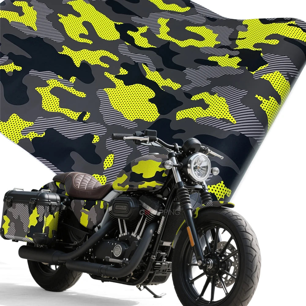 Vinyl Wrap Car Sticker Camouflage Film External Car Stickers Auto Outdoor Accessories Motorcycle Helmets Vehicle Decoration Foil