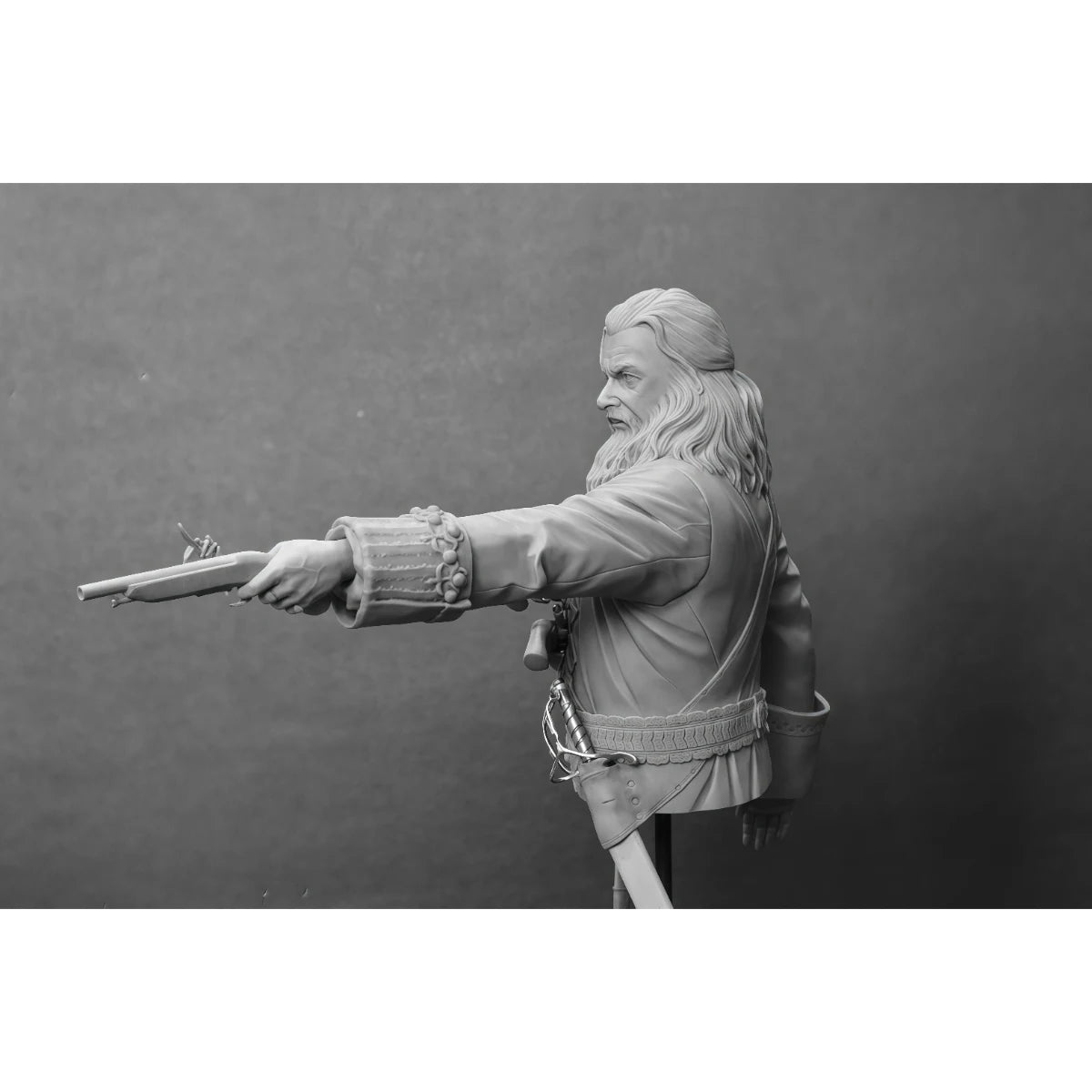 1/10 scale resin unpainted model kit, bust, military theme, unassembled and unpainted GK