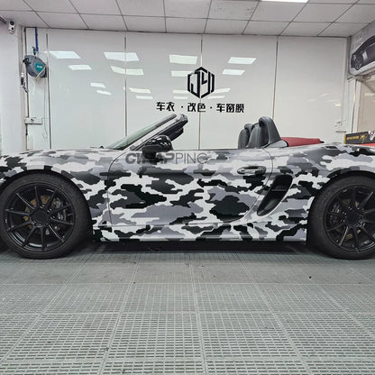 Camouflage Printing Car Wrapping Sticker Waterproof Automotive Vinyl for Motorcycle Self-adhesive Car Decals and Graphics Wrap