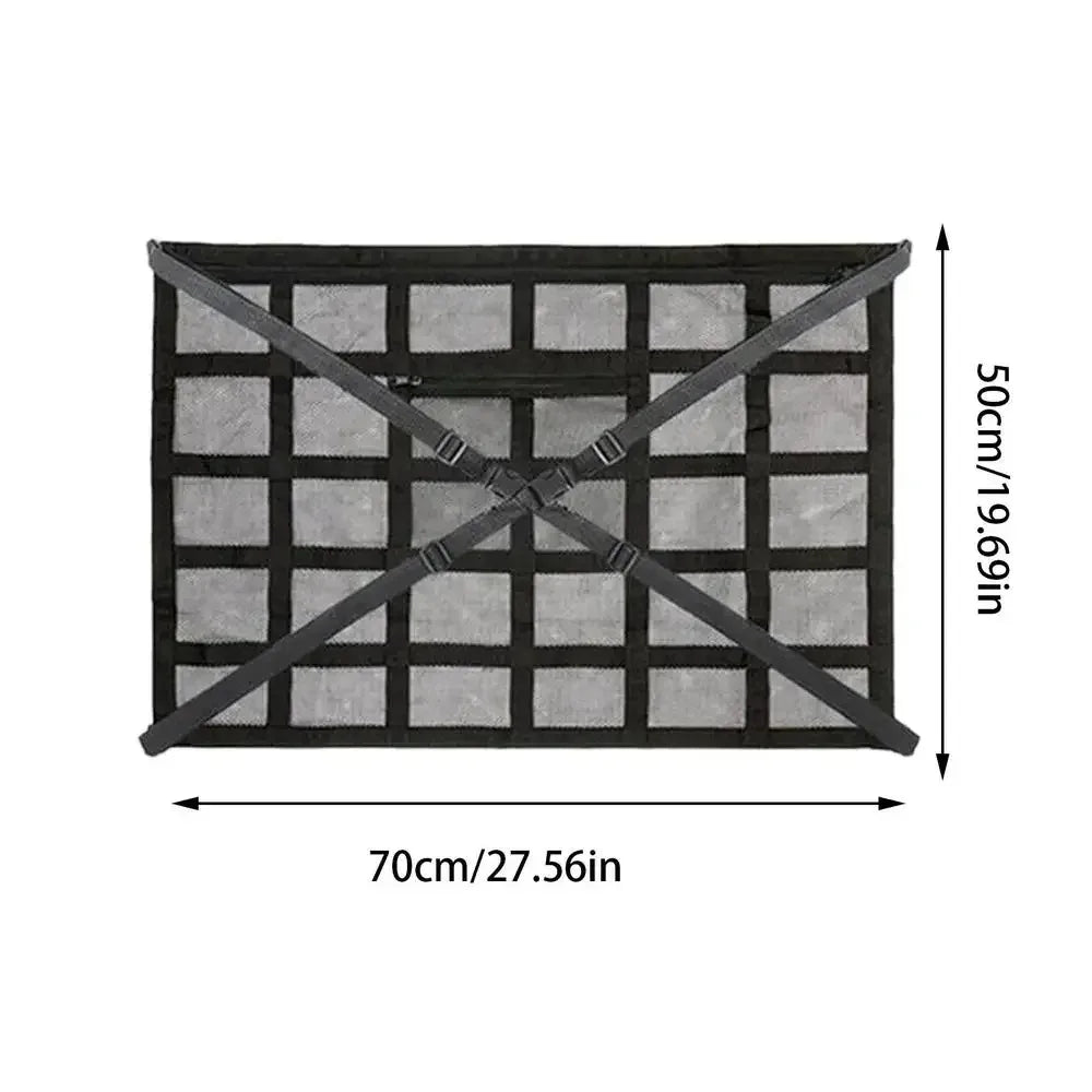 NEW Car Ceiling Cargo Net Strong Load-Bearing Mesh Auto Roof Storage Net Pocket Travel Supplies Car Stowing Tidying Accessories