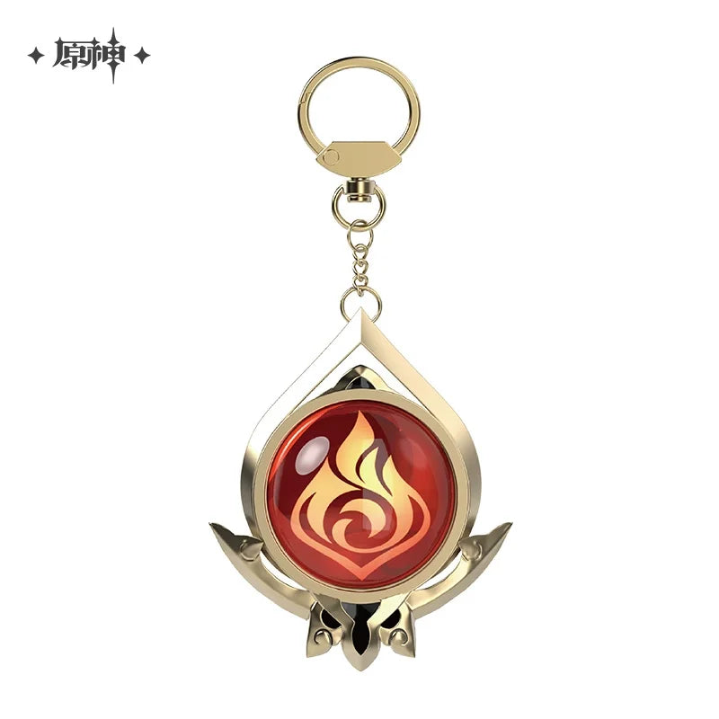 Sunsyea Genshin Impact Official Merch miHoYo Original Authentic Eyes of God Keychain Mondstadt Liyue Inazuma
