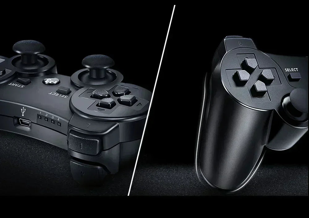 Bluetooth PS3 wireless gamepad gamepad vibration neutral wireless environmental protection ABS material snowflake button Perfect