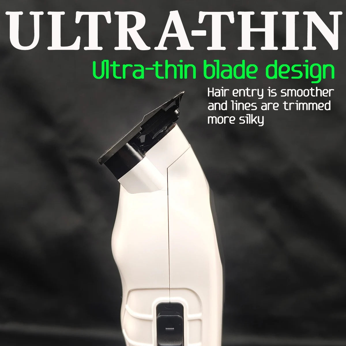 BRDCLIP  X Series White FA1T 7700RPM Professional Electric Hair Trimmer Hair Clipper For man carving DLC Blade Barber Shop Tool
