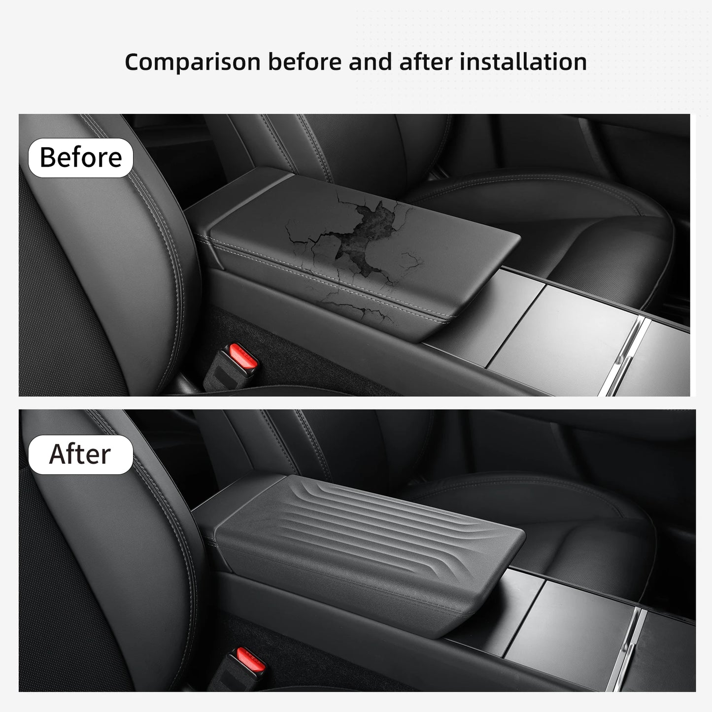 YZ For Tesla Model 3 Y YL Juniper Highland Armrest Pad Soft Case Center Console Box Cover Aanti-scratch 2026 Accessories