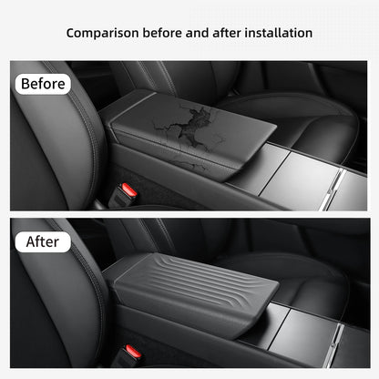 YZ For Tesla Model 3 Y YL Juniper Highland Armrest Pad Soft Case Center Console Box Cover Aanti-scratch 2026 Accessories