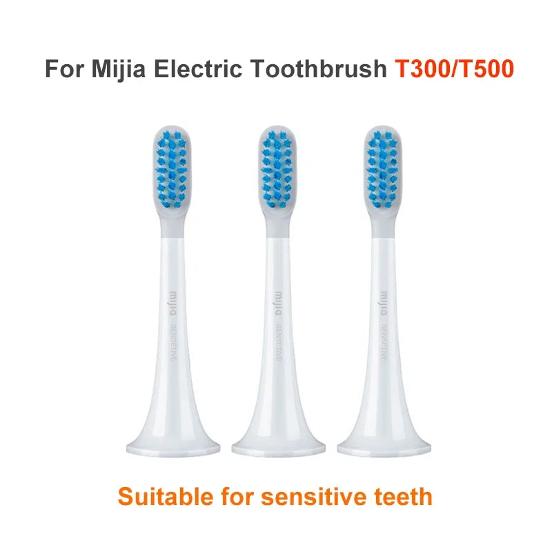 3pcs Original MIJIA T300 T500 Sonic Toothbrush Heads Teethbrush Replacement Heads Sonic Oral Hygiene Mi Oral Clean