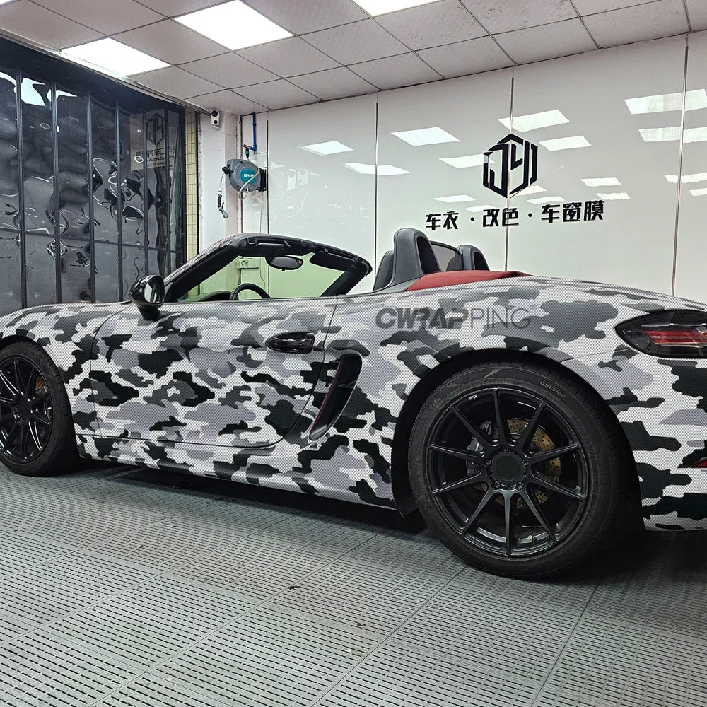 Camouflage Printing Car Wrapping Sticker Waterproof Automotive Vinyl for Motorcycle Self-adhesive Car Decals and Graphics Wrap
