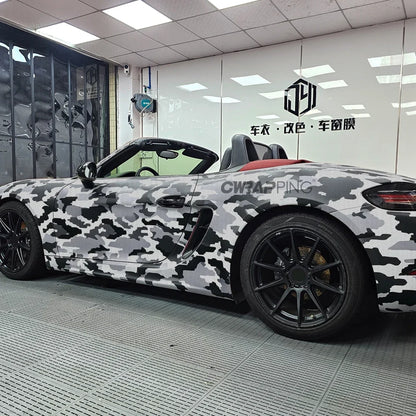 Camouflage Printing Car Wrapping Sticker Waterproof Automotive Vinyl for Motorcycle Self-adhesive Car Decals and Graphics Wrap