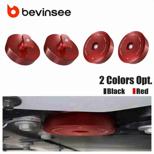 BEVINSEE 4Pcs Aluminum Jack Puck Lift Pad Adapter Jacking Tool For Chevrolet Corvette C5 C6 C7 C8 GS Z06 ZR1
