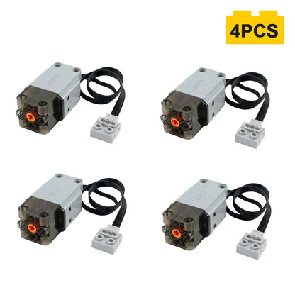 CaDA Advanced L Motor Kit High-Torque Power Upgrade for MOC Car Building Blocks Mechanical Function Motor Set