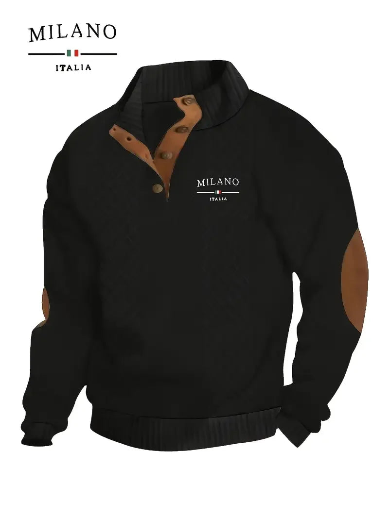 The 2025 New Trendy Stand-Up Collar Hoodie Is Fashionable and Popular Comfortable for Travel and Daily Commuting for Men