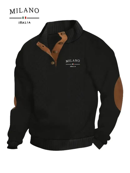 The 2025 New Trendy Stand-Up Collar Hoodie Is Fashionable and Popular Comfortable for Travel and Daily Commuting for Men