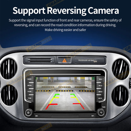 GRANDnavi Android13 Car Radio GPS For VW Volkswagen Skoda Octavia Golf 5 6 Touran Passat B6 Polo Jetta 2Din Multimedia Player
