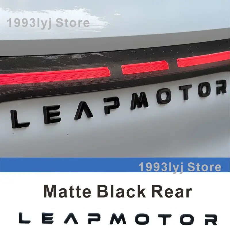 For LEAPMOTOR B10 Styling Plastic Rear Emblem Front Grille Badge High-end Decals Auto Exterior Decoration