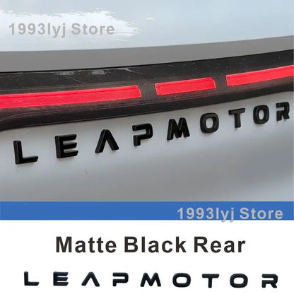 For LEAPMOTOR B10 Styling Plastic Rear Emblem Front Grille Badge High-end Decals Auto Exterior Decoration