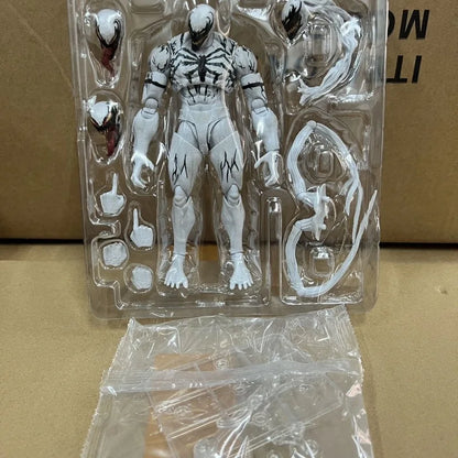 Shf Anti Venom Action Figure Articulated Joints Collectible Model From Venom Let There Be Carnage Spider Man Gift For Collectors