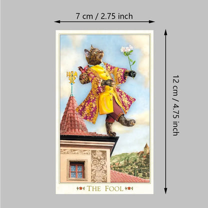 The Baroque Bohemian Cats' Tarot Deck 78 Cards Baroque Cat Art Tarot Cards For Divination Oracle Deck For Cat Lovers