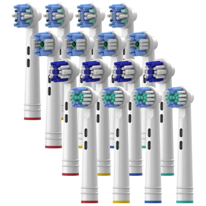 Replacement Brush Heads For Oral Toothbrush -B Fit Advance Power/Pro Health/3D Excel/Vitality Precision Clean BristlesD100 D25