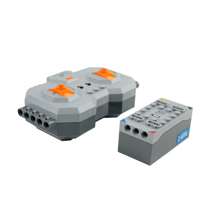 4 Channel 2.4G Remote Control Set Receiver Li ion Battery Pack Power Mechanical Building Blocks Bricks Toy Gifts For Kids