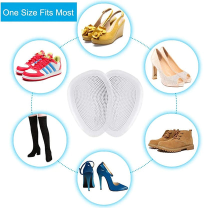 Silicone Forefoot Pad Women High Heels Sandals Pain Relief Insert Soft Gel Anti-slip Insoles Toe Cushion BHL1567-FRO