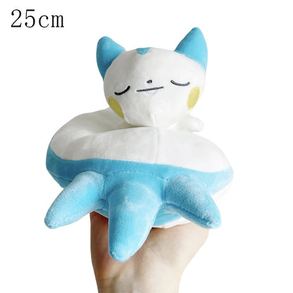 Pokemon Mega Dragonite Holding Dratini Sleeping Vaporeon Flareon Initial Pikachu Peluche Riding Gyarados Lapras Plush Doll