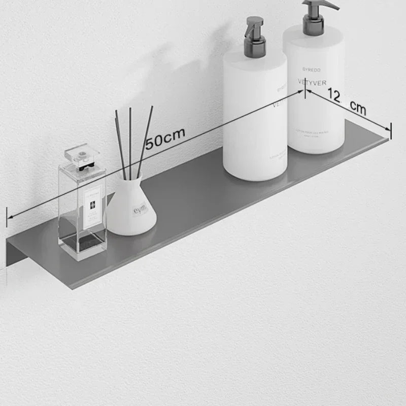Bathroom Shelf Organizer Wall Mount Shower Shampoo Soap Cosmetic Shelves Kitchen Storage Rack Holder Bathroom Accessories