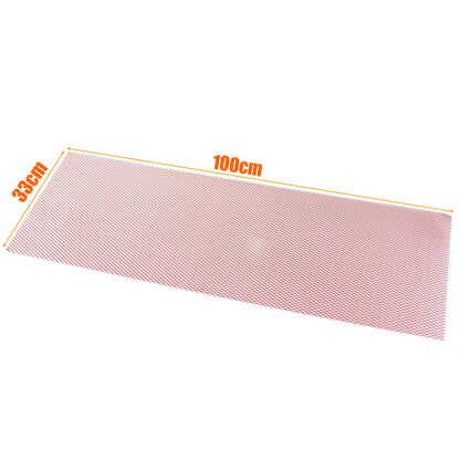100x33cm Aluminium Racing Car Bumper Grille Grill Mesh Net Vent Red Tuning Universal Protector Caravan Camper Home Garden