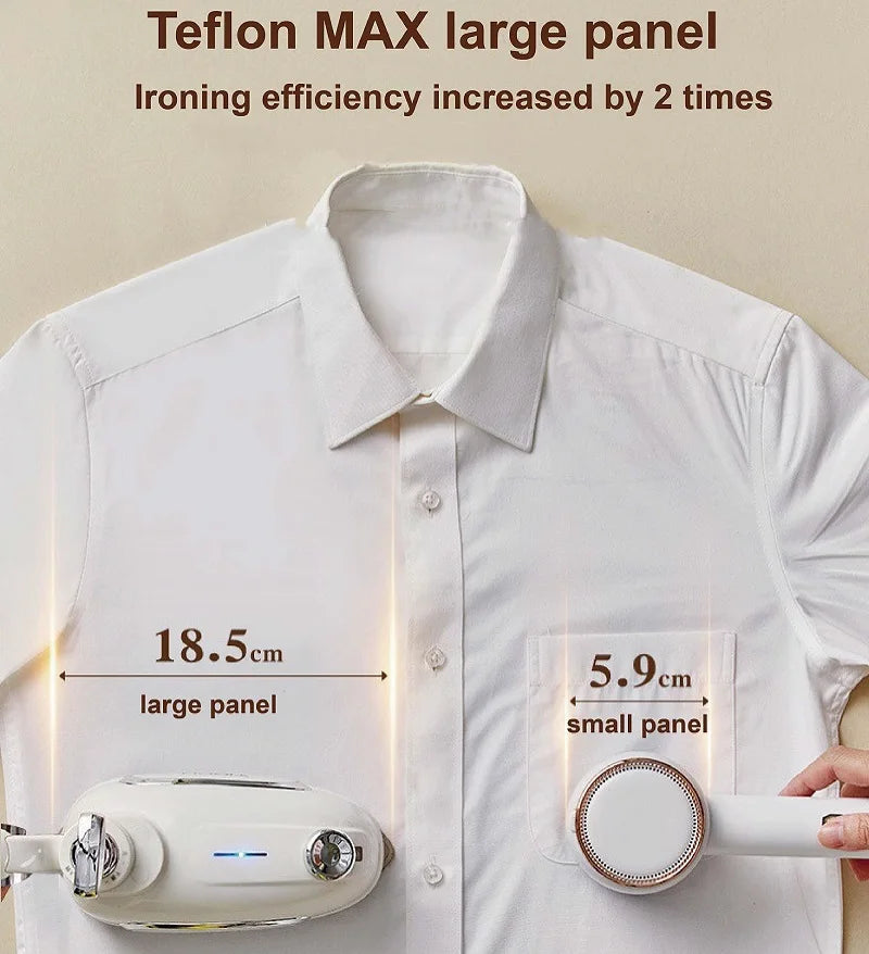1000W Garment Ironing machine Portable Steam iron with anti-scald base Dry wet Dual use Cloth Fabric Flatiron Remove wrinkle