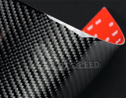 Real Soft Carbon Fiber Sticker For Ford Mustang GT Dark Horse EcoBoost 2024 2025 2026 LHD RHD Car Center Console AC Outlet Trim
