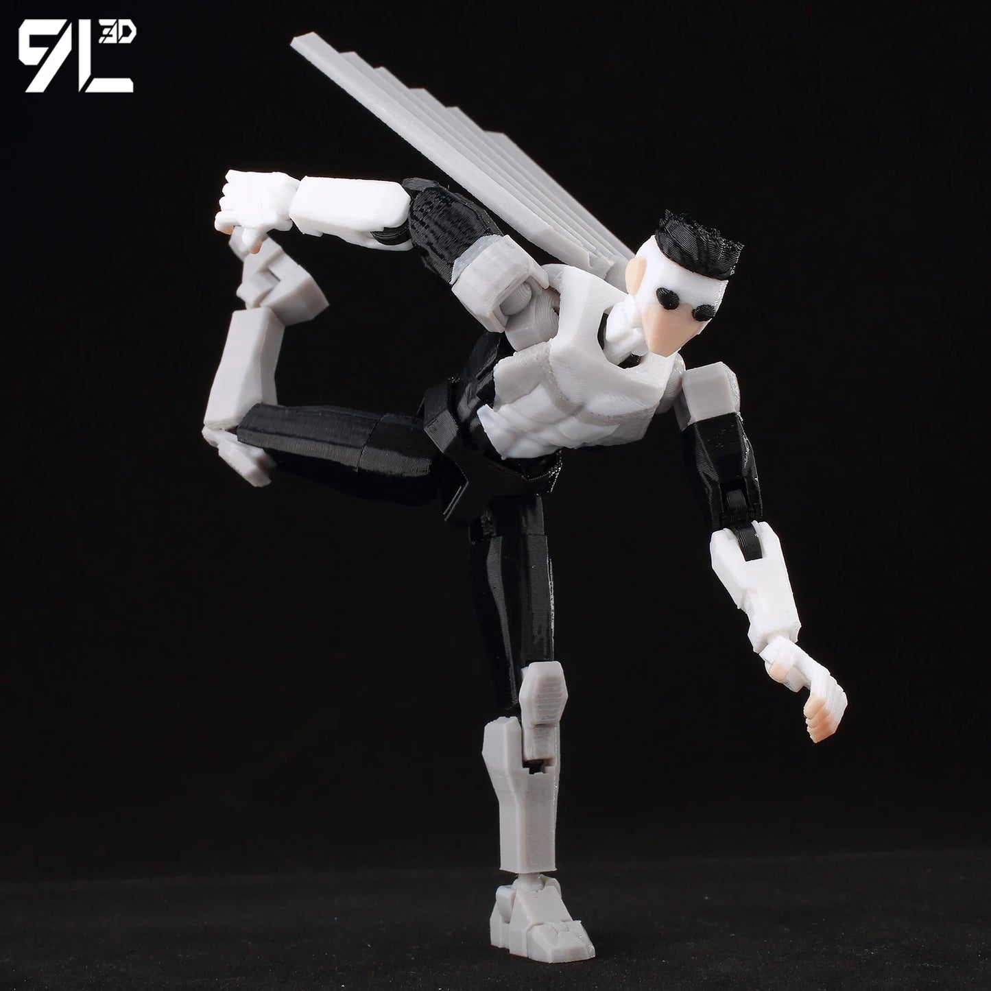 9L3D Superhero Team Invincible Boy Heroes Action Figure Lucky13 Dummy13 Multi-Colored T13 Multi-Jointed Collectible Toys Titan13