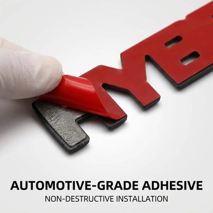 For Toyota RAV4 Reiz Hybrid Emblem Badge Sticker Rear Trunk Logo Metal Plated Black Red Silver Car Styling