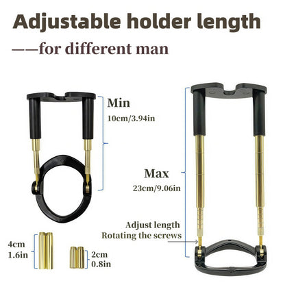 Size Master Male Penis Enlargement Training Kit with Adjustable Holder 3 Sizes of Vacuum Cups And Silicone Sleeves for Lasting P