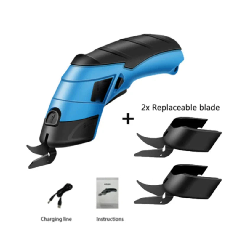 Cordless Electric Scissors Multi Electric Cutter Shear For Cardboard Leather Fabric Cloth SewingCarpet Electric Cutting Tool 4v