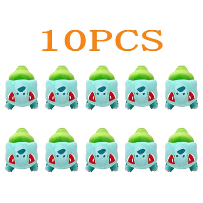 10pcs Pokemon Official Plush Toy - Charmander, Squirtle, Pikachu Plush, Bulbasaur Stuffed Animal Toy, Pokemon Doll Birthday Gift