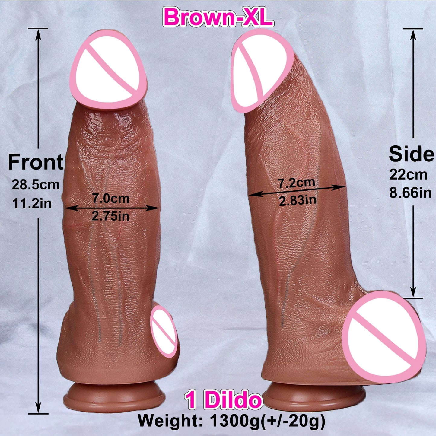 4 Sizes Realistic XXL Thick Penis Soft Silicone Dildo Male Genitals Vaginal Masturbation Suction Cup Dick Woman Anal Sex Toys