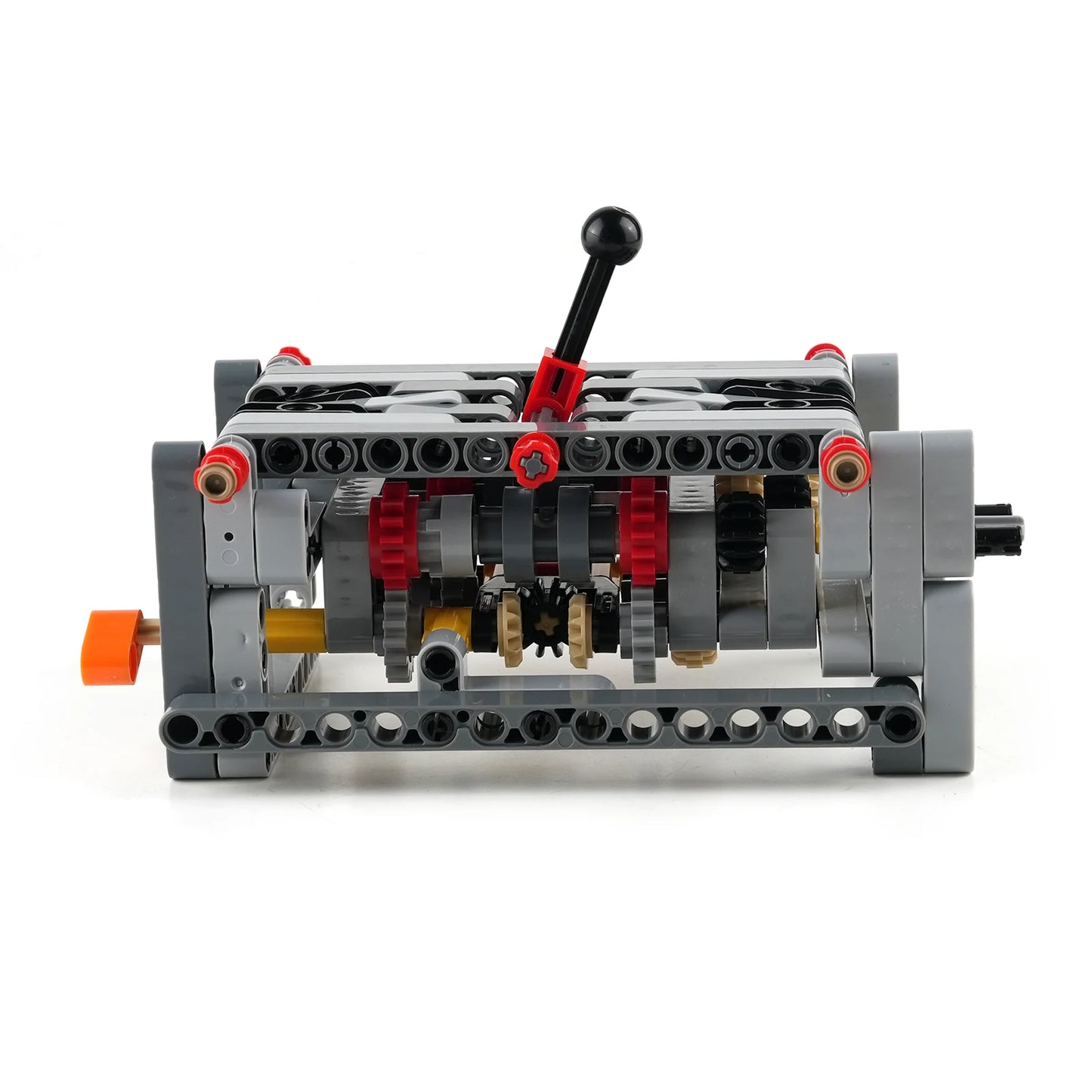 MOC 5 Speed with Reverse Gearbox Technology Modified Parts Building Blocks Transmission Model Kids Education Toy Creative Gift