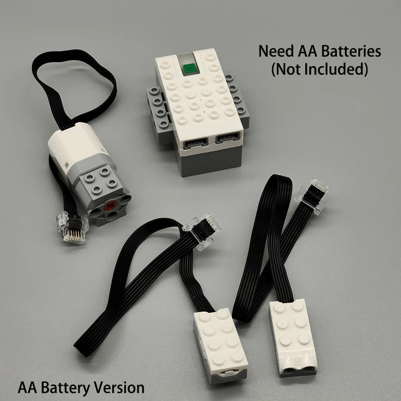 88002 80003 80004 High-Tech Parts MOC Motor Servo Power Functions Motor Multi Tool PF Model Building Blocks Compatible With LEGO