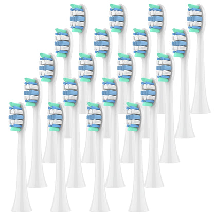 4/8/12/20Pcs Replacement Brush Heads Compatible with Philips Sonicare Electric Toothbrush, Toothbrush Head Refills for 4100 7300