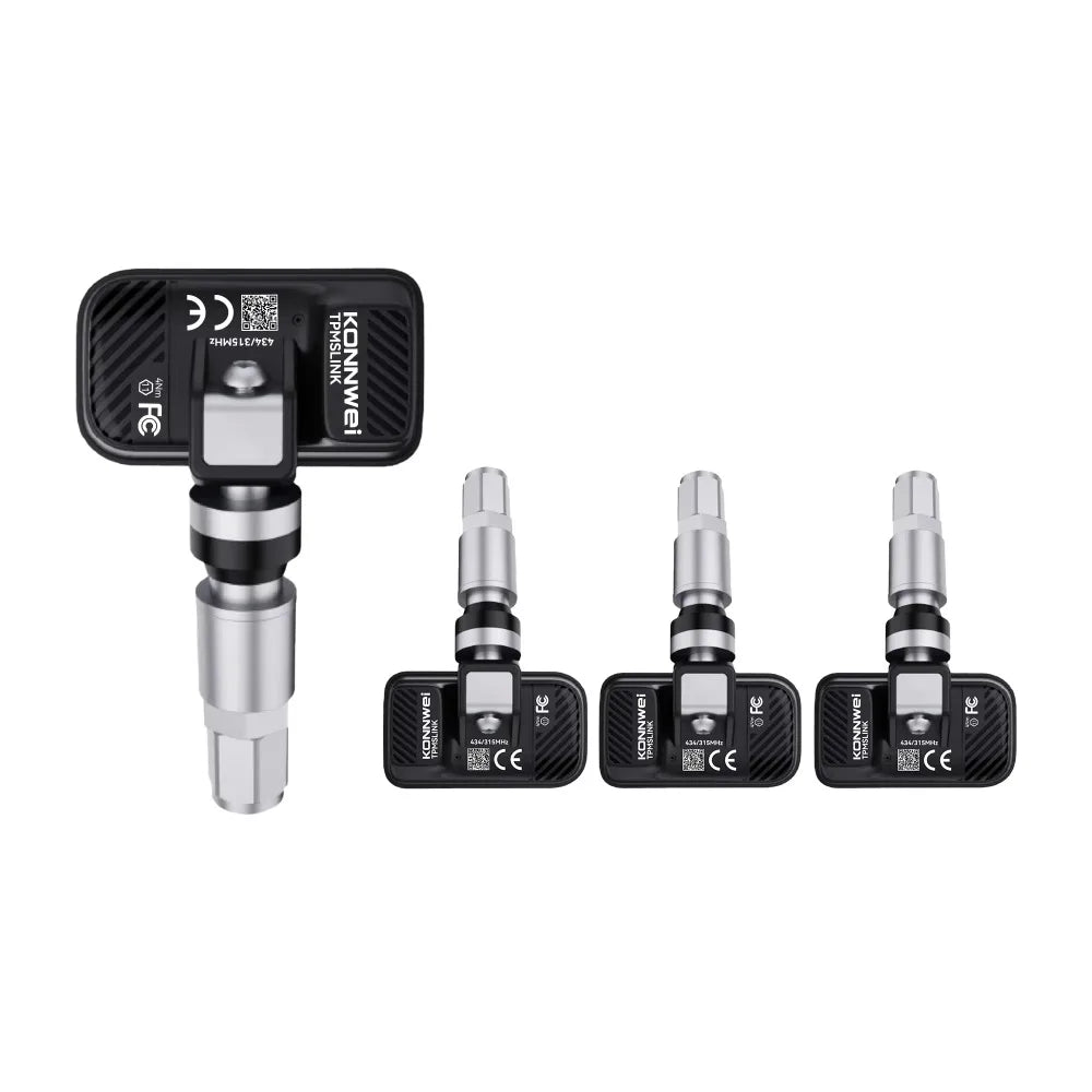 KONNWEI TK100 TPMS Car Tire Pressure Diagnostic Tool Relearn Active Program 315/433Mhz Sensor for Android iPhone tpms programing