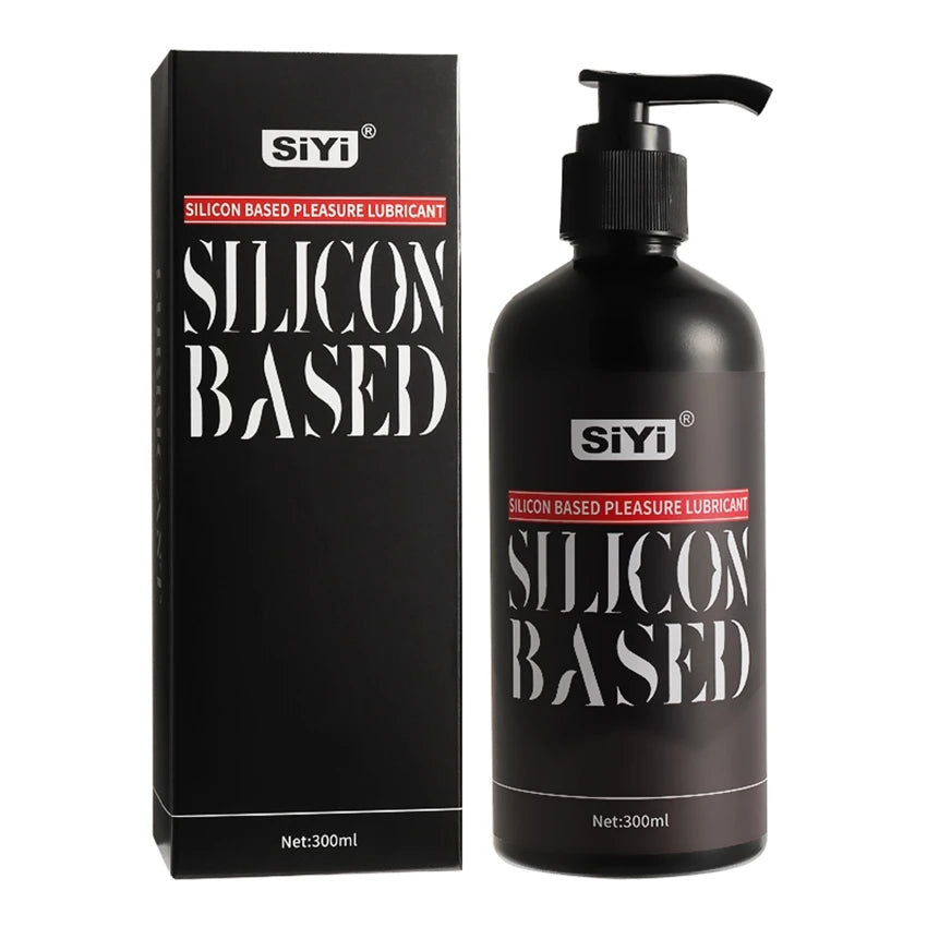 300ml Silicone-Based Lube with Press Pump,  Stringy Anal Lubricant Suitable for Sex Toys Ideal for Toys and Couples