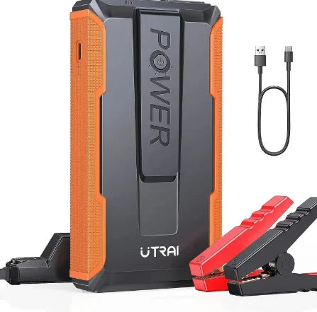 UTRAI-Car Jump Starter Power Bank, Portable Car Battery Booster Charger, Starting Device, Auto Emergency Start-up Lighting, 12V