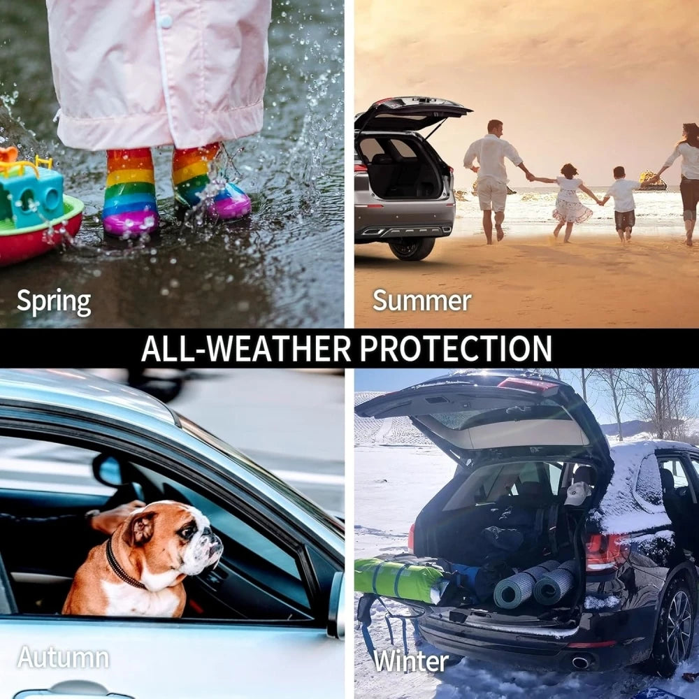 Car Floor Mats For 5 Seats Zeekr 7X 2024 2025 2026 All-Weather Cargo Liner Trunk Mat TPE Waterproof Floor Liner RHD LHD