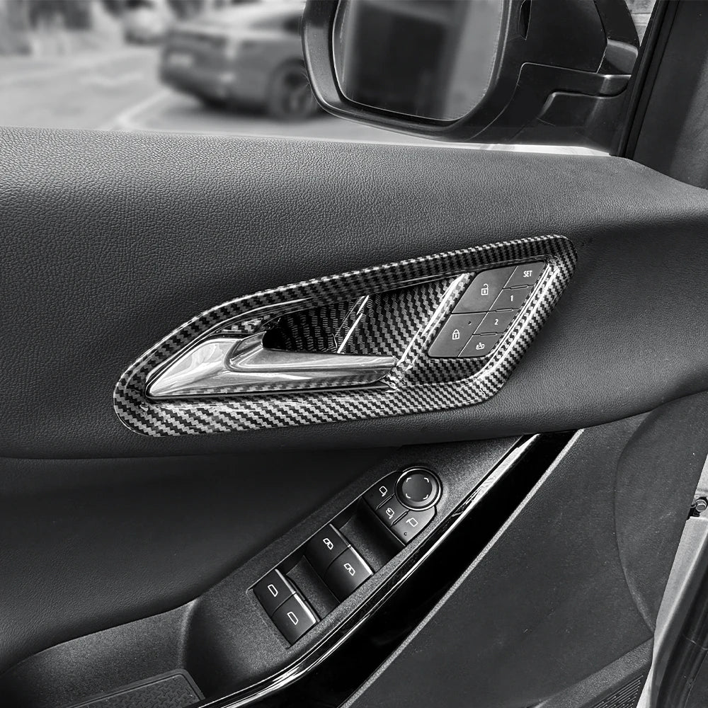 For Chevrolet Equinox Premier 2025 2026 Inner Door Handle Bowl Frame Cover Trim Automotive Interior Accessories LHD