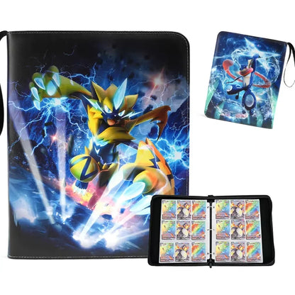 Pu Zipper Photo Album File Card Bag 400pcs & 900pcs Binder Pokemon Card Album Collection Book Anime Figure Album Birthday Gift